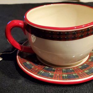 Boyds Bears WALTERS SOUPER DOUPER MUG/SAUCER